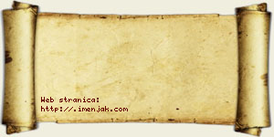 Jovana Barać vizit kartica